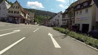 Fahre mit mit auf der B463 von Calw über Wildberg nach Nagold [upl. by Lleznov]