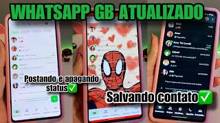 SAIU🔥WHATSAPP GB ATUALIZADO v2025 todas funções funcionando✅ [upl. by Rothwell750]