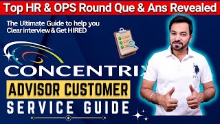 Concentrix Interview Questions and Answers  How to clear Concentrix Interview [upl. by Gnous]