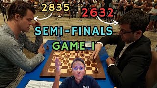 2835 vs 2632  Homeboy Abasov gives Magnus Carlsen a massive scare  Commentary by Sagar [upl. by Klarrisa]