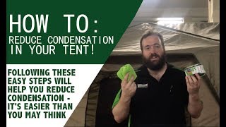 Camping Tip How to reduce condensation in your tent [upl. by Behnken611]