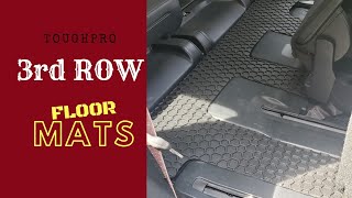 3rd row Floor Mat for 2018 5th Gen Toyota 4Runner 4x4 [upl. by Neerual]