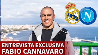 FABIO CANNAVARO ENTREVISTA EXCLUSIVA REAL MADRID MANCHESTER CITY NAPOLI MARADONA  DIARIO AS [upl. by Aleda361]