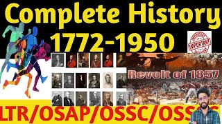 History Top MCQs 1772 to 1950  Viceroy And Governor General Full Complete OSAPLTR Crack GovtExam [upl. by Hamilton]