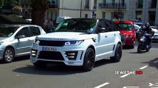 2x Range Rover LUMMA CLR RS On The Streets Of London [upl. by Northway]