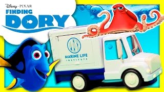 FINDING DORY Finding Dorys Aquarium Truck Adventure to the Ocean Finding Dory Video Toy Unbo [upl. by Inek]