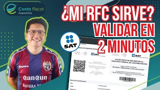 ¿Cómo SABER SI MI RFC SIRVE ES REAL VALIDAR VERIFICAR EN 2 MINUTOS🔥 [upl. by Soma]