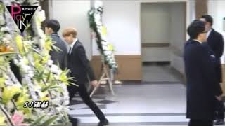 Super Junior at Shinee Jonghyuns funeral ceremony [upl. by Anonyw129]