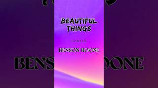 Beautiful Things  Benson Boone [upl. by Neyugn]