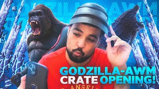 NEW CRATE OPENING AWM GODZILLA ROAD TO 400K  PUBG MOBILE  FM RADIO GAMING [upl. by Hsaka496]