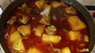 Chal Kumro diye Hanser Mangsho Recipe  Duck Curry Recipe cooking food recipe [upl. by Ennad]