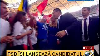 Victor Ponta  lansare grandioasa în cursa pentru Cotroceni pe National Arena [upl. by Eerb277]