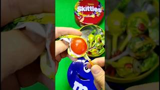 Satisfying video  Unpacking 2 MampMs 1 Skittels with Candy ASMR [upl. by Devona924]