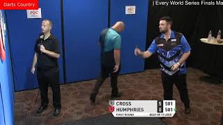 Luke Humphries Illegal Shot At Autumn Darts Series [upl. by Yecal]