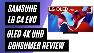 LG OLED EVO C4 Smart TV 4K Processor InDepth Review [upl. by Ruhtracam]