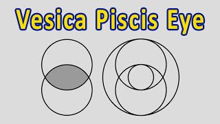 How To Draw Vesica Piscis Eye  Sacred Geometry [upl. by Handal]