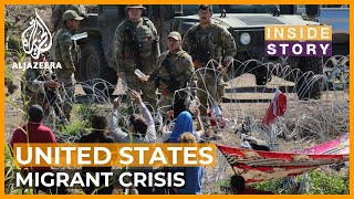 Why are more migrants trying to cross the US southern border  Inside Story [upl. by Noeled]