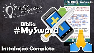 Instalando MySword Completo Biblia off Celular [upl. by Gaidano]