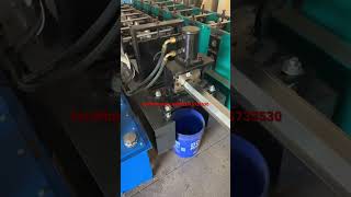 How to make hat channel  hat channel roll forming machine [upl. by Ytsanyd]