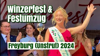 Winzerfest mit Festumzug Freyburg Unstrut 2024 [upl. by Blayne]