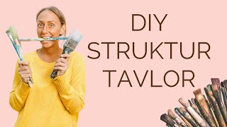 DIY egen struktur till tavlor Lätt amp snabbt [upl. by Frulla175]