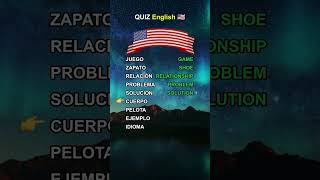 Pon a prueba tu vocabulario en ingles cursodeingles inglés quiz cursoingles inglesonline [upl. by Ettesil895]