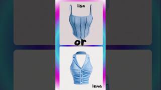 Lisa or lena lisa shein fashion aesthetic youtubeshorts shorts clothes fashion [upl. by Irac779]