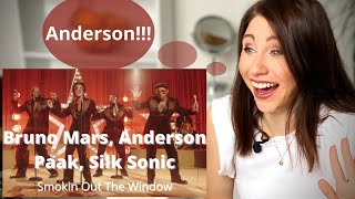 Old School Vibes Bruno Mars Anderson Paak Silk Sonic  Smokin Out The Window Reaction [upl. by Anawik]