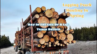 🇵🇭🇨🇦Spring Log Hauling From Ashcroft to Kamloops BC Canada [upl. by Adela914]