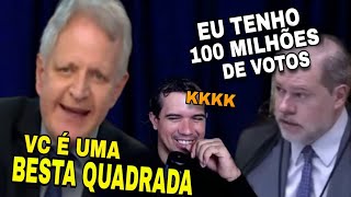 VAMOS RIR Dias Toffoli fala MEA e Augusto Nunes não perdoa 🫢😄 [upl. by Annavaj890]