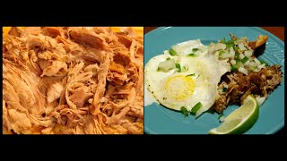 Easy shredded pulled pork Crock pot recipe BBQ Carnitas [upl. by Oiramed720]