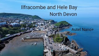 Ilfracombe amp Hele Bay Autel Nano 4k drone video [upl. by Felty]