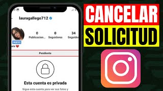 cómo cancelar solicitud de segumiento ig [upl. by Norma]