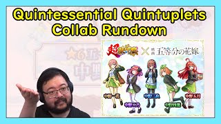 【Monster Strike】Quintessential Quintuplets Collab Rundown【モンスト】 [upl. by Nairadal281]