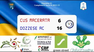 CUS Macerata  Dozzese 616 [upl. by Aciras]