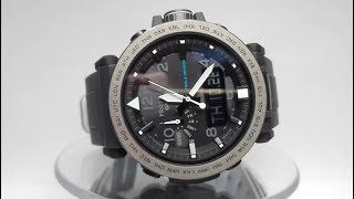 Casio Pro Trek PRG650Y1ER watch video 2017 [upl. by Inoj680]