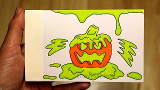 Pumpkin Slime  Flipbook Folioscopio [upl. by Sale]