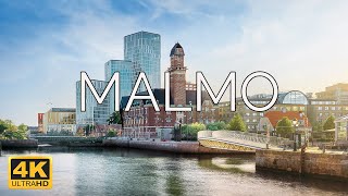 Malmo Malmö Sweden 🇸🇪  4K Drone Footage [upl. by Gardol]