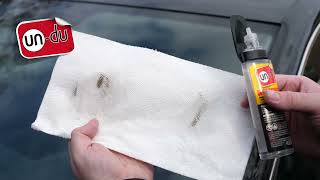 How to remove tar from a car windshield using undu® remover [upl. by Fu]