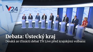 Předvolební debata Ústecký kraj  Krajské volby 2024 [upl. by Odranreb]