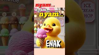 Bebek Lucu vs Es Krim Tertawa dan Menangis 🍦🦆 cuteducks icecream shorts kartun [upl. by Derril961]