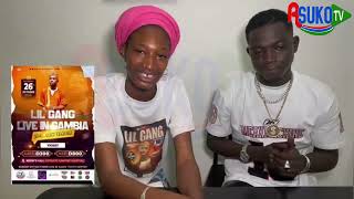 LIL GANG SHORT INTERVIEW WITH GAMBIA SONINKARA TIKTOKER HAJA BINTOU SILLAH [upl. by Campball]