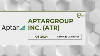 AptarGroup Inc ATR Earnings Call Recap for Q3 2024 [upl. by Laleb218]