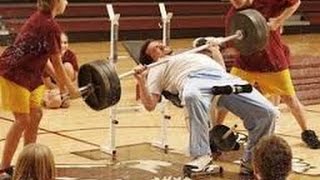 EPIC BENCH PRESS PR  FAIL  BEST SPOTTER IN THE WORLD [upl. by Sapienza]