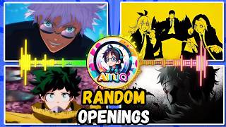 How Fast Can You Name These Anime Openings  ANIME OPENING QUIZ VERY EASY  VERY HARD [upl. by Ned672]