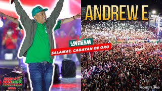 ANDREW E Full Performance at UniTeam BBMSara Grand Rally in CDO 4K [upl. by Whelan11]