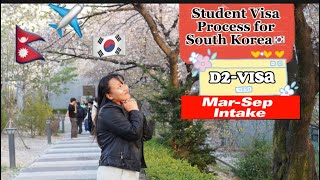 How to come South Korea🇰🇷 in student visa from Nepal✈️ D2D4 Visa MissRai🌸 [upl. by Akerboom]