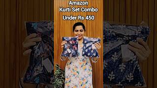 ₹ 429 𝗞𝘂𝗿𝘁𝗶 𝗦𝗲𝘁 𝗖𝗼𝗺𝗯𝗼 2 𝗦𝗲𝘁 𝗪𝗶𝘁𝗵 𝗕𝗼𝘁𝘁𝗼𝗺 amazon trending kurtisetunder450 latest fashion shorts [upl. by Aicelef]