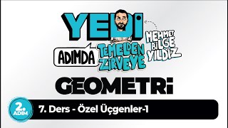 2 Adım 7 Ders Özel Üçgenler 1  Mehmet Bilge YILDIZ [upl. by Aihsik]