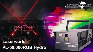 Laserworld PL50000RGB Hydro  HighPerformance RGB Laser [upl. by Iek]